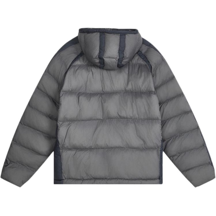 Men's PUMA Puffer Jackets Unisex Gray Hooded (Non-detachable) Moderate