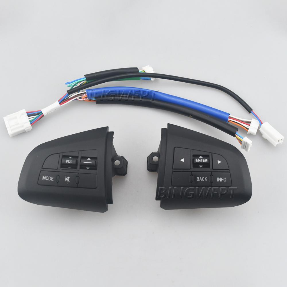 For Mazda 3/5 CX7 BL 2008 2009 2010 2011 2012 2013 High quality Steering Wheel BT Audio Cruise Control Button Switch Car Styling