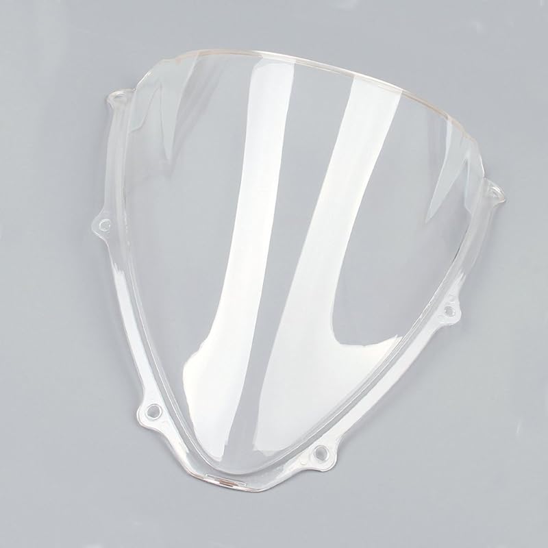 Windshield, PSLER Windscreen Double Bubble for GSXR600 750 K6 2006-2007, Black