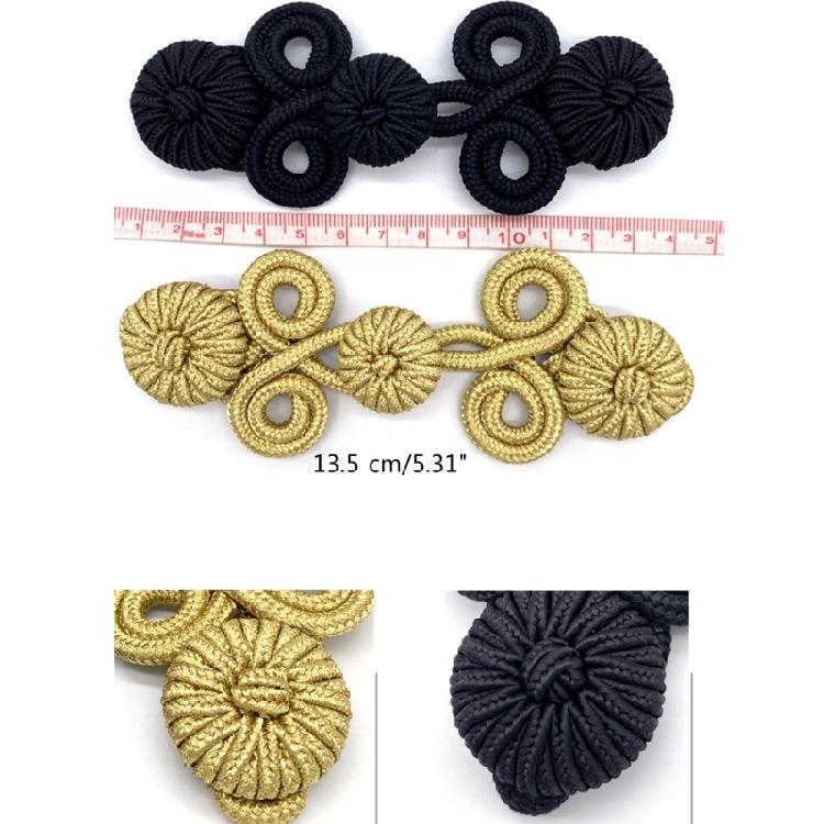 Nylon Wire Chinese Cheongsam Button Handmade Knot Fastener Closures for Sewing