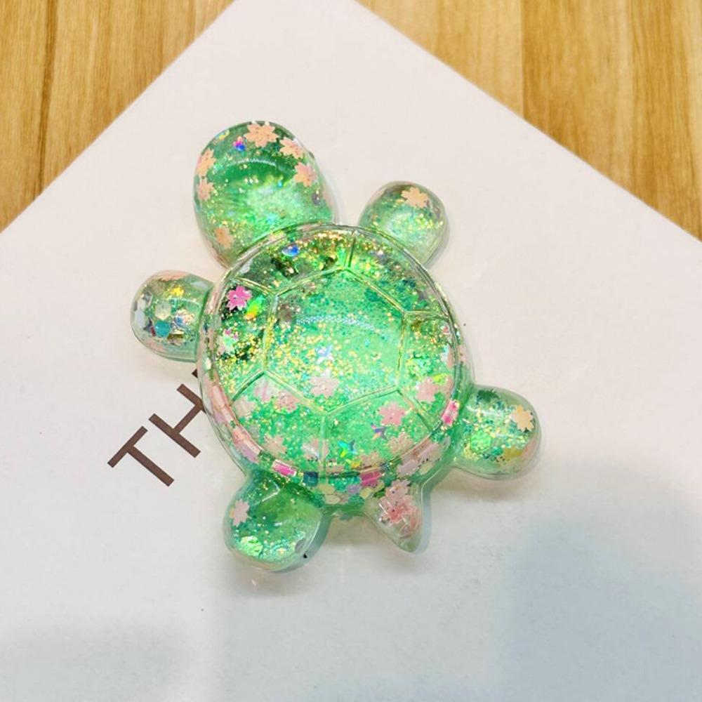 Color Turtle Figurine Micro Landscape Decor Fish Tank Decoration Cartoon Car Interior Ornament