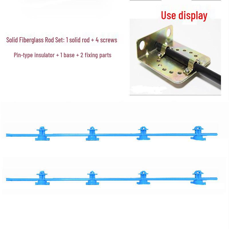 Fiberglass Electronic Fence Post Pole for High Voltage Grid Protection