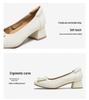 TATA Honigkeks Echte Leder Damen Pumps