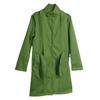 Plus Size Winter Woolen Coat High Collar Single Breasted Belted Jacket Long Sleeves Pure Color Thick Warm Dating Shopping Outerwear