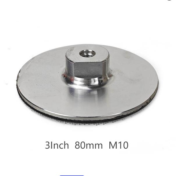 

Угловая шлифовальная машина Наждачная бумага Шлифовальная головка Подложка из алюминиевого сплава Присоска Сухие шлифовальные диски Шлифовальная головка Поднос для деревообработки 3inch 80mm