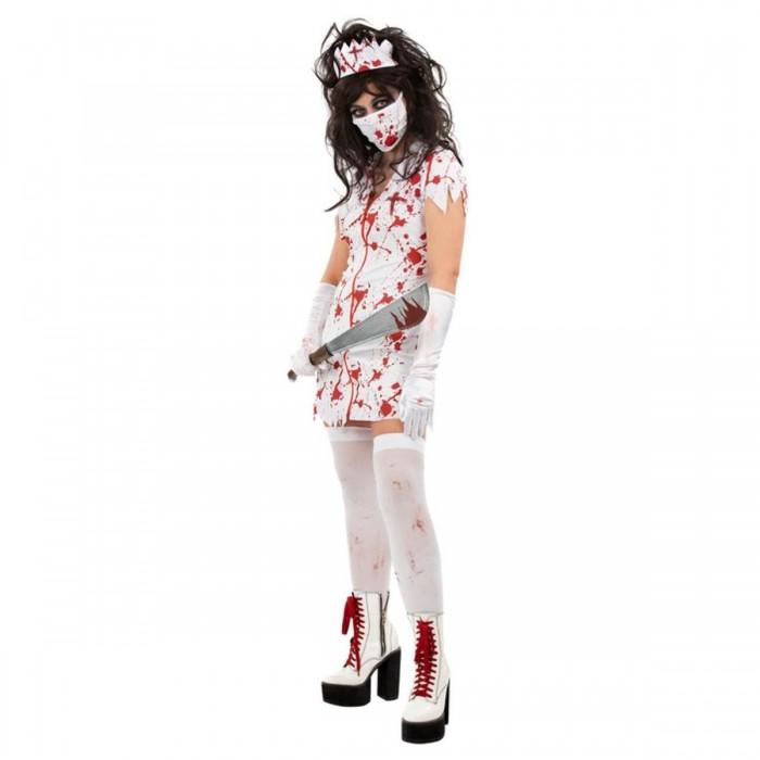 Smiffys Womens/Ladies Zombie Nurse Costume Set