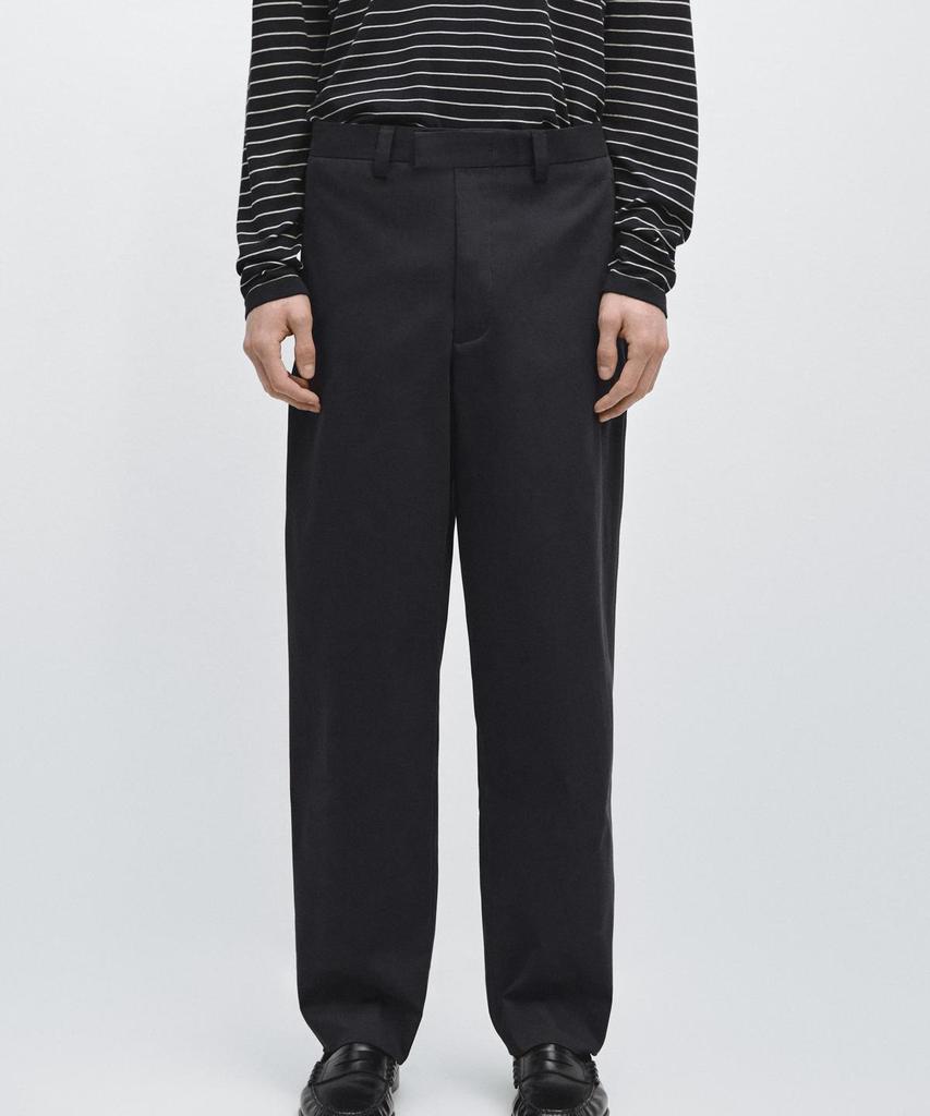 Masimodutti Barrel Fit Tailored Pants
