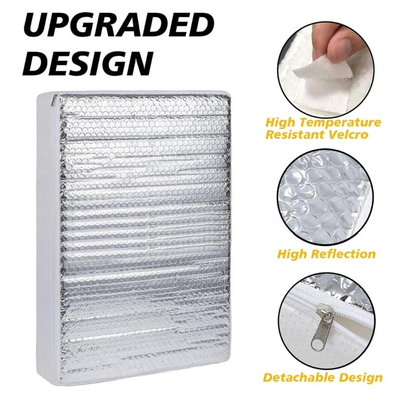Heat Insulation Cover 14x14x2.8inch Universally Campers Skylight Cover with Reflective Surfaces,Skylight Shade
