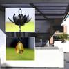 Outdoor Lotus Rain Chain Heavy Duty Metal Garden Hanging Rain Catcher Cups Outside Gutters Downspouts Replacement Decorative Rain Chain
