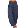 Plus Size Womens Printed Harem Pants Casual Wide Leg Boho Yoga Baggy Hippy Trousers