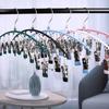 2PCS 10 Clips Curved Hanger Windproof Clothes Drying Hanger Drying Rack Socks Hanger Laundry