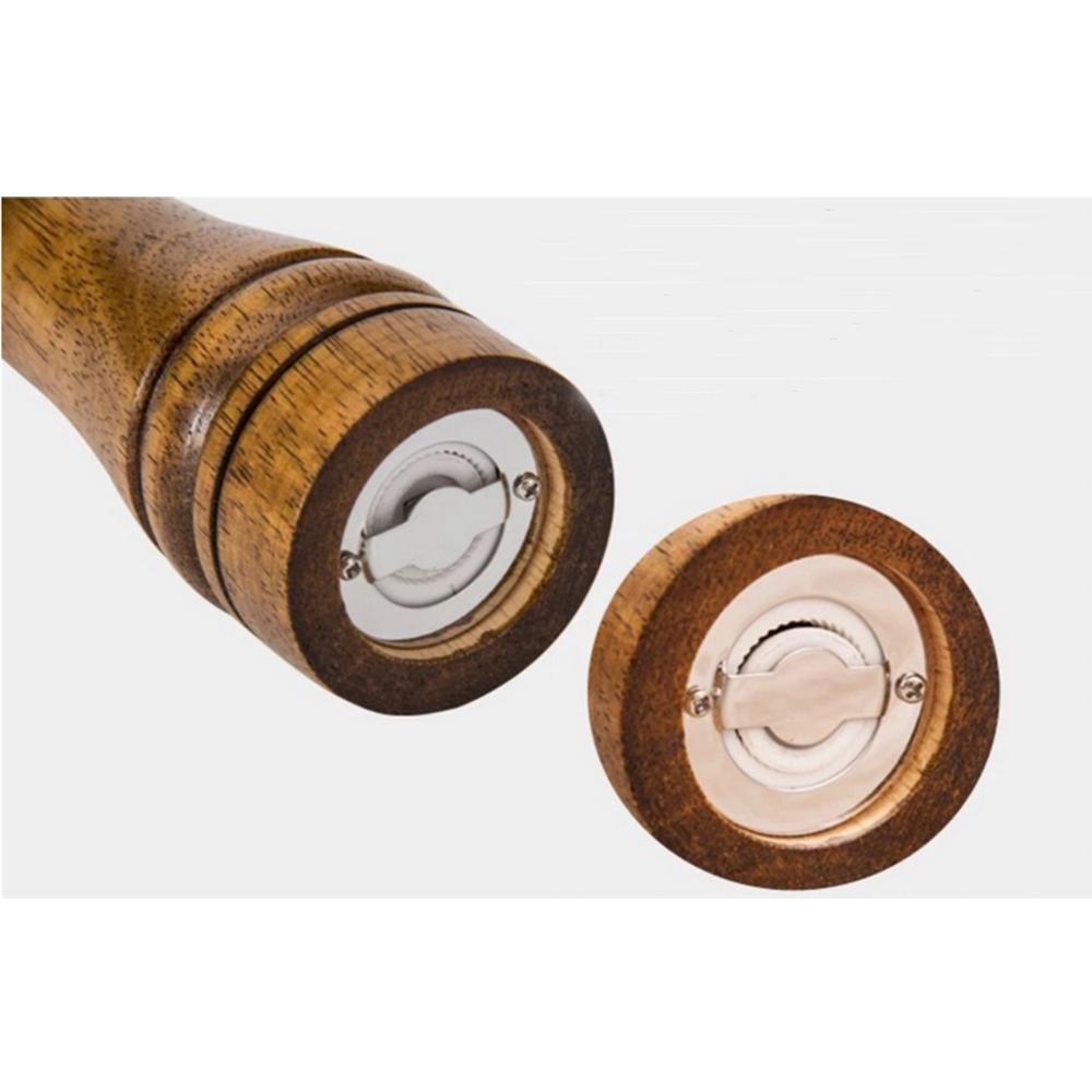 1 Pc 5 Inch Wooden Salt Pepper Grinder Spice Mills Hand Movement Manual Oak Wood Pepper Mill Tools