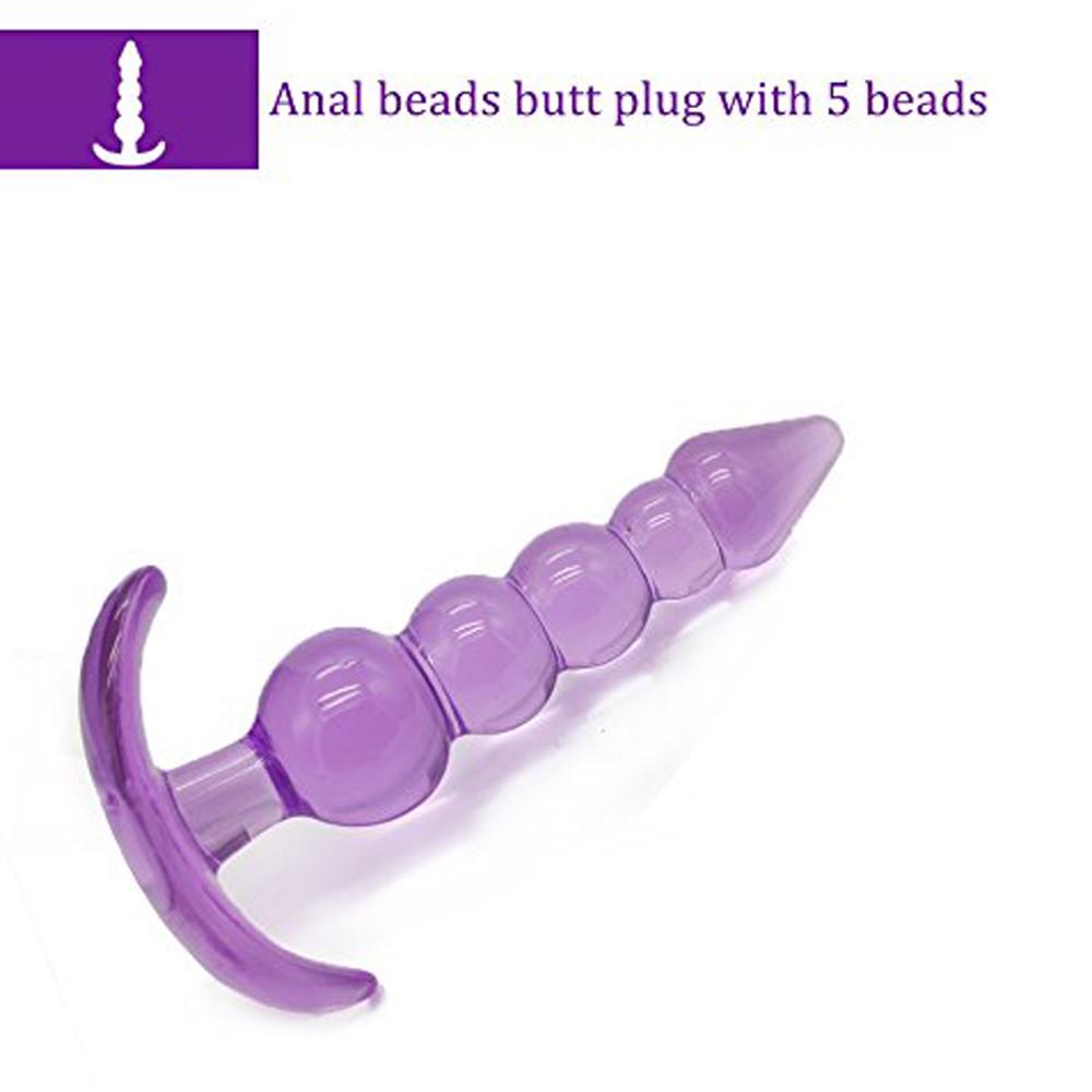6PCS Anal Trainer Kit Butt Plugs Beginner Set  Silicone Prostate Massage