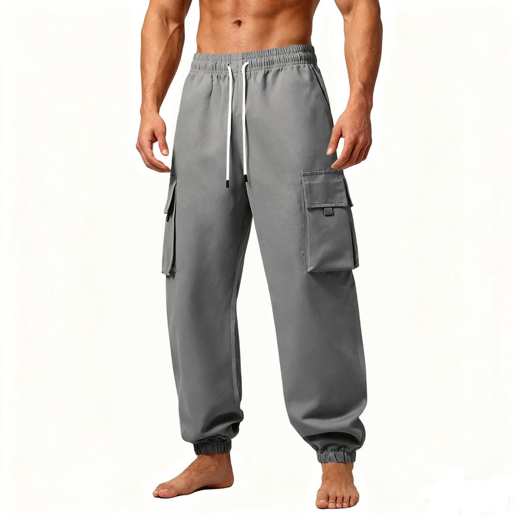 Men's Fashion  Leisure  Middle Waist  Long Style  Casual Pants