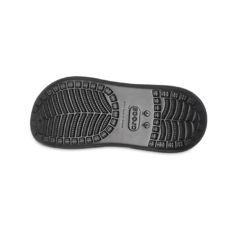 Crocs Crush Clog Classic Crush EVA Rain Shadow Painting Imp Puff Hole Shoes Unisex Black