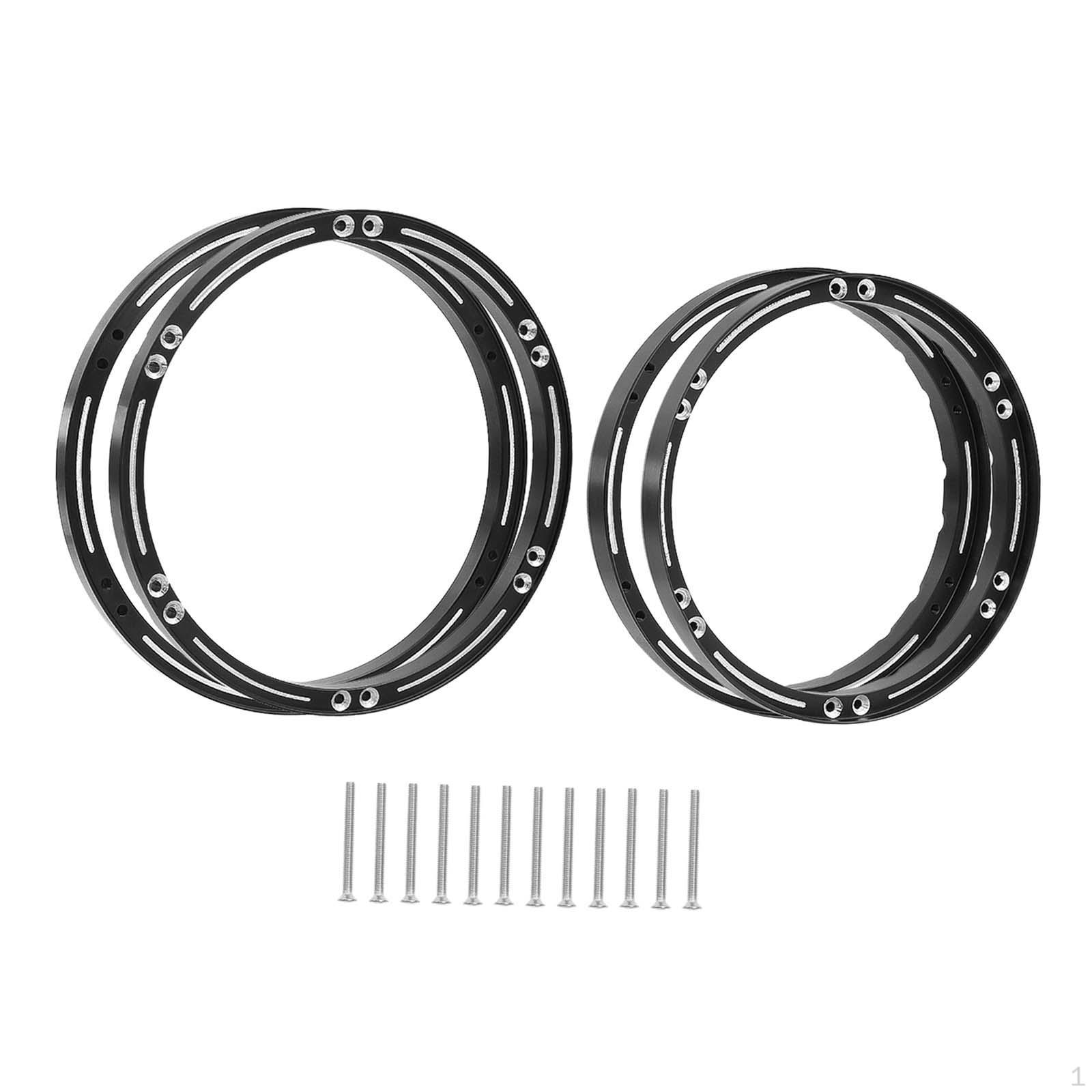 

Набор из 4 колец ступицы переднего и заднего колеса, усиливающие кольца, металлические центрические кольца автомобиля для чёрный