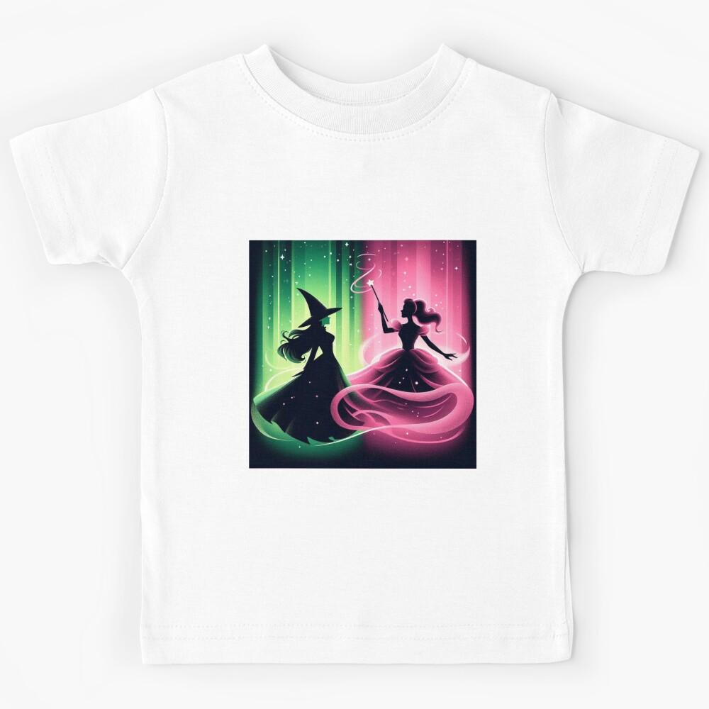 Elphaba & Glinda Wicked the Musical Defying Gravity Kids T-Shirt 150