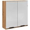 VidaXL Bathroom Mirror Cabinet Artisan Oak 64x20x66.5 Cm, Mirror Cupboard, Wall Cabinet with Mirror, 856941