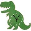 Cartoon Wall Clock Silent Movement Dinosaur Shaped Kids Clock For Kid Rooms Playrooms Boy