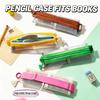 Clear Mesh Pencil Pouch with Strap, Large Capacity Student Pen Bag for Notebooks, Portable Pencil Case