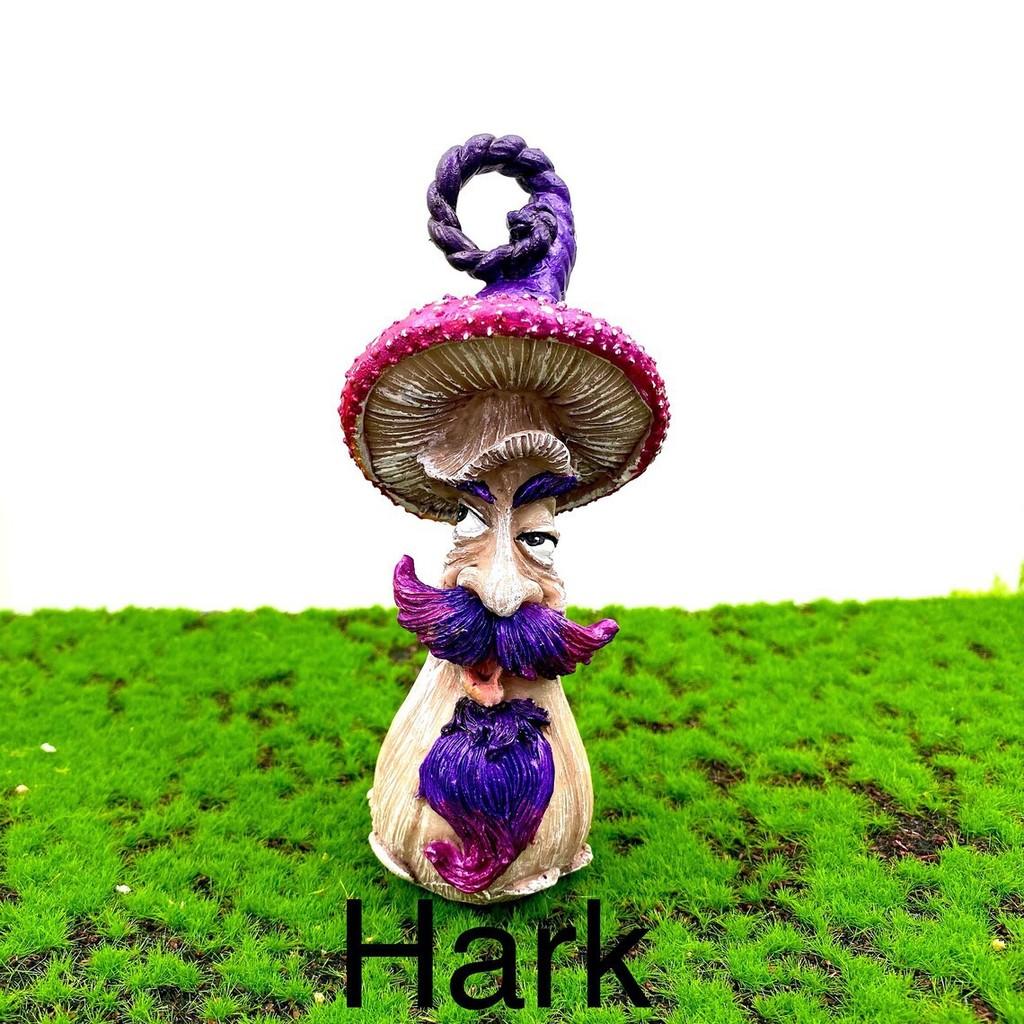 

Enchanting Resin Mushroom Gnome Figurine Colorful Home Decor Ideal For Christmas фиолетовый