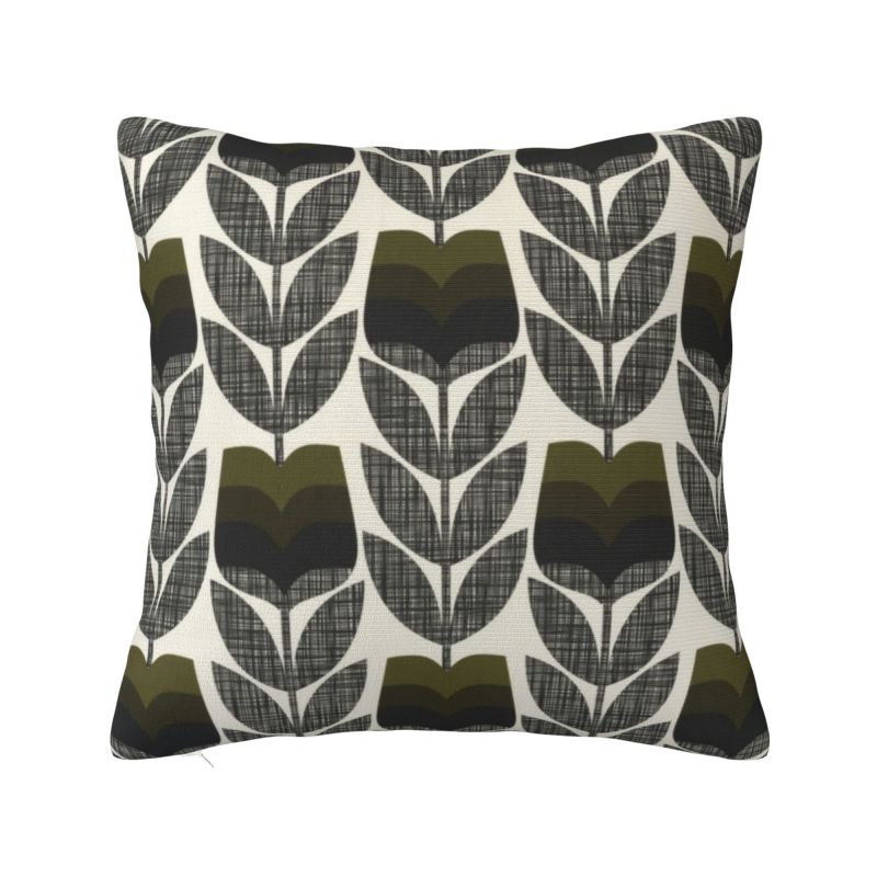 Custom Early Bird Granite Cushion Cover 40x40cm Orla Kiely Floral Velvet Cute Pillow Case Home Decoration