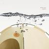 Foldable Pet Tent with Removable Mat | 4-Season Waterproof Outdoor Cat&Dog House | Portable Travel Bed for Camping/Hiking | Brea