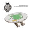 Zinc Alloy Removable Compact Golf Ball Marker Magnetic Hat Clip Anti Rust Cap Clamp Gift