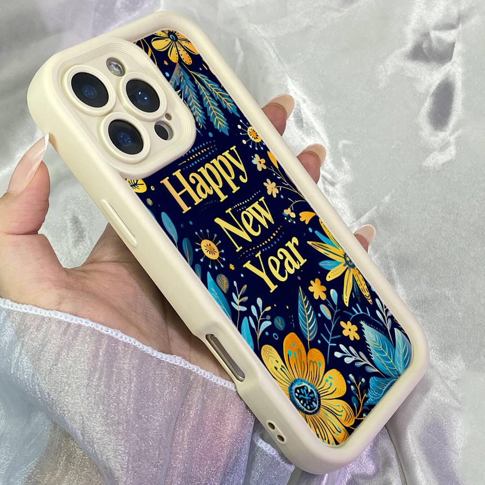 JT375 New Year Fireworks Holiday for iPhone 17 16 15 14 13 Pro Max Samsung S26 S25 Ultra A17 A07 A56 A16 Xiaomi 15T Redmi 15c Note 14 13 Soft Case