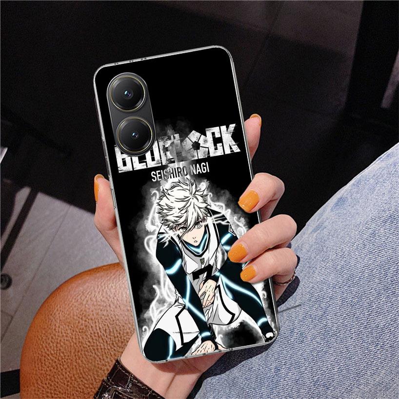 Blue Lock Nagi Seishiro Phone Case For Xiaomi Poco X7 X6 X5 Pro F7 Ultra Redmi 15C 15 13C 13 12C 12 10 10A 10C 9 9A 9C 9T Cover