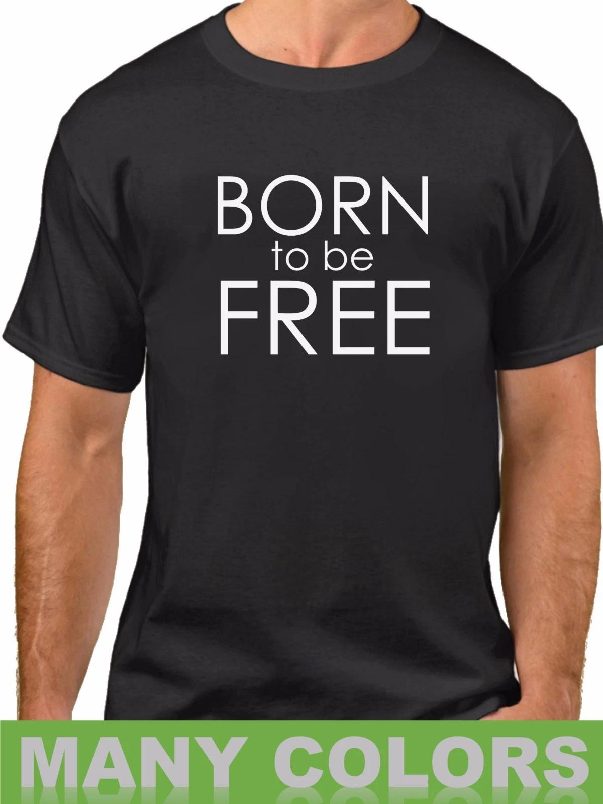 Born To Be Free T Shirt Civil Rights Freedom T-Shirt Proud USA Tee Gift Idea 3XL