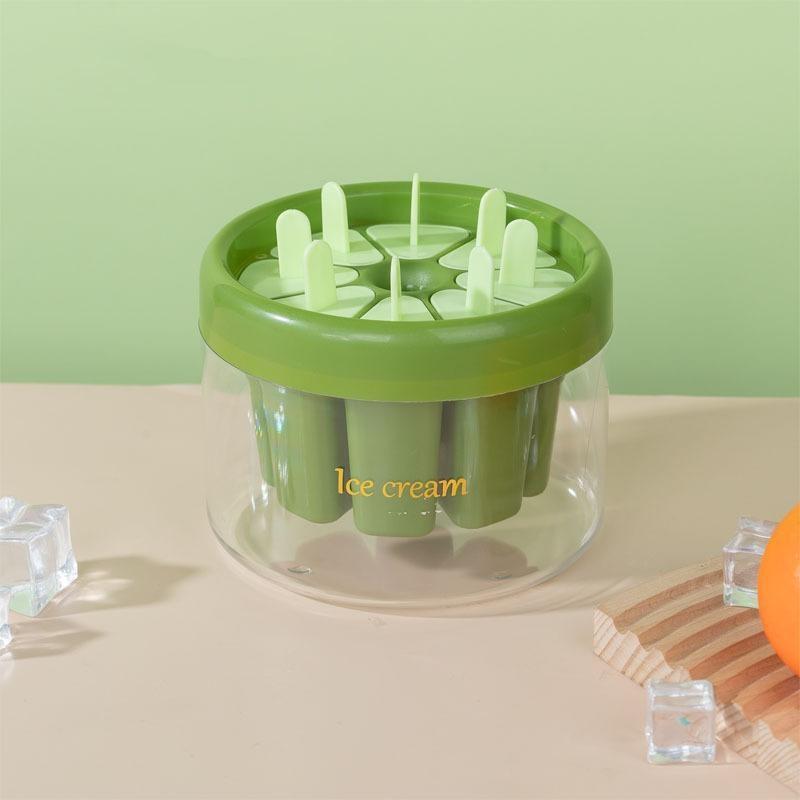 Mini Popsicle Mould for Kids Reusable DIY 8 Pieces Ice Pop Mould for Homemade Easy Release Popsicle Maker