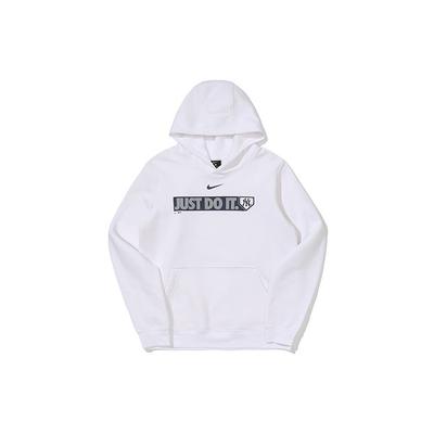 Nike Hoodie X MLB Collaboration New York Yankees Letter Logo Print Pullover Long Sleeve Kids Hoodies White 3Z3B7SBF6-NYY