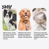 Professional Pet Grooming Comb Double-Sided Detangling Rake, Dog Undercoat Rake with Rounded Blades, Double Sided Tool Shedding Brush for Long