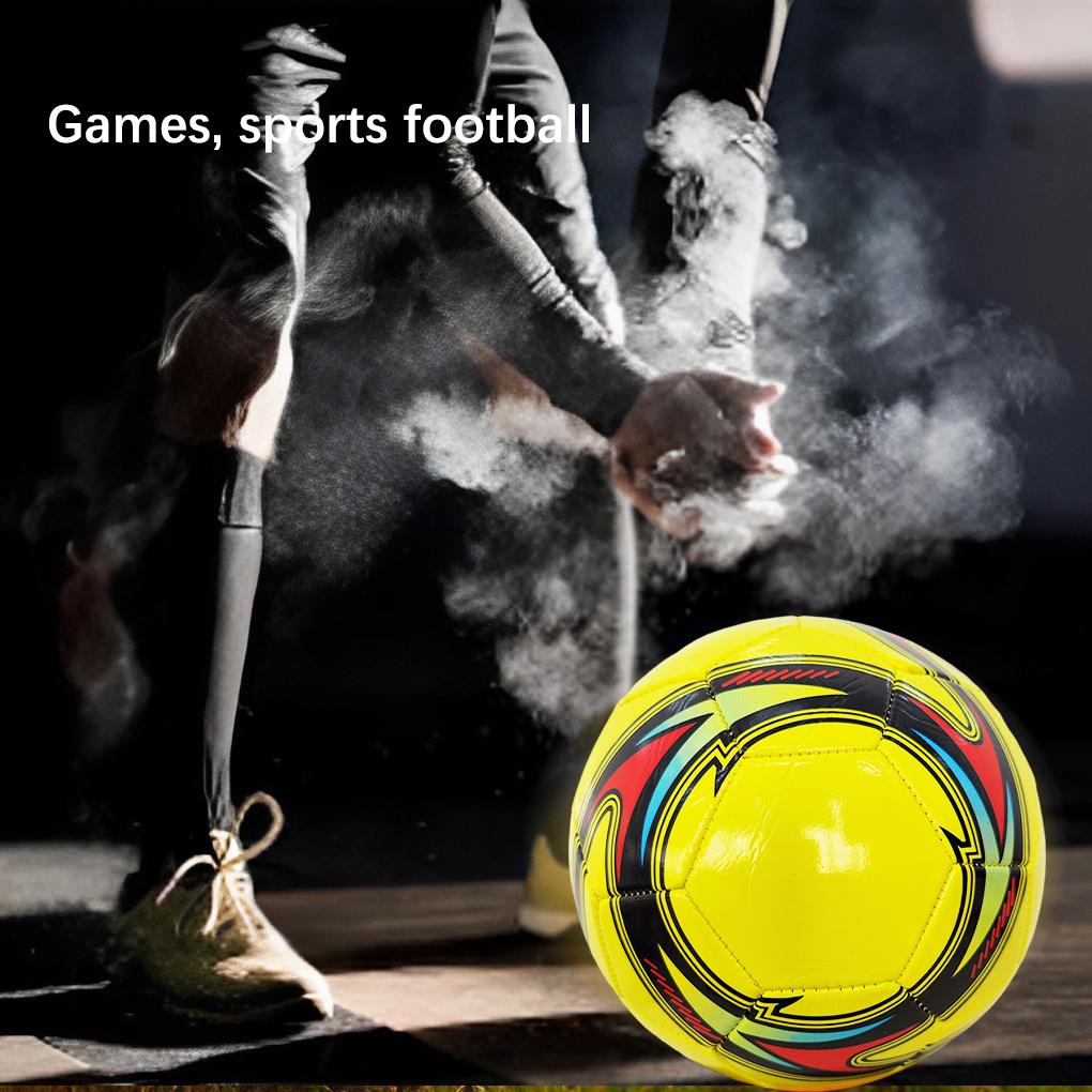 PU Leather Football Ball Children Competition Soccer Balls Waterproof Pressure Proof Size 5 Outdoor Sports Supplies