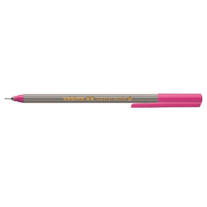 Feutres fins - EDDING - Boite de 10 - Multicolore - Pointe fine