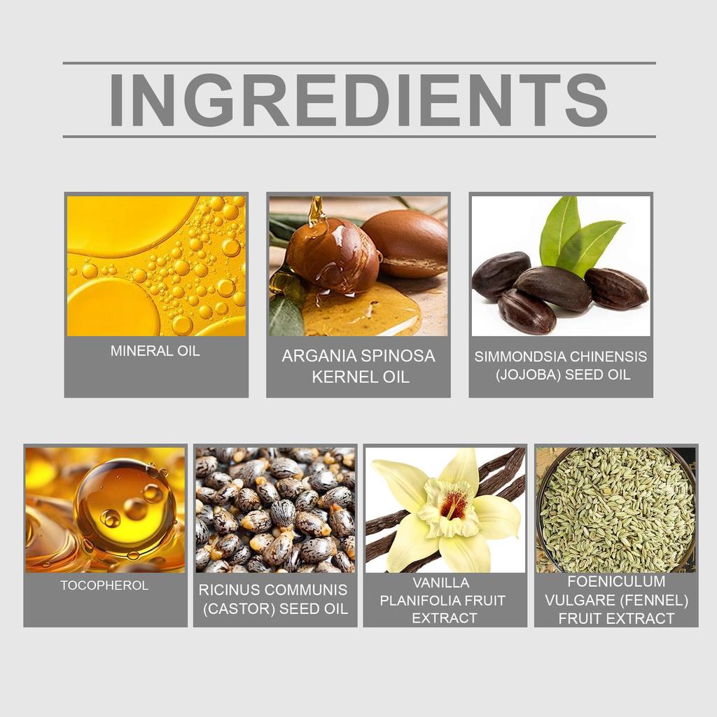 Fast-Acting Beard Oil — Promotes Fuller Beard Growth. Nourishing Formula Leaves Beard Hair Softer and Smoother. 30ml*2