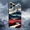 Beautiful River Phone Case For iPhone 17,16,15,14,13,12,11,Plus,Pro Max,XS,X,XR,SE,Mini,8,7,Soft Silicone Black