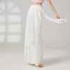 Gonna Pantalone Danza Classica Donna Larga Fluida Lucida Casual Costumi da Esibizione Abbigliamento da Pratica per la Danza