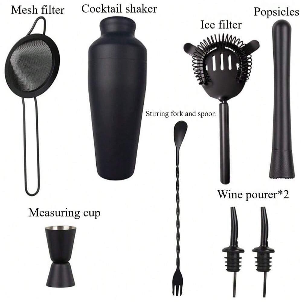 Cocktail Shaker Set, Bar Set Cocktail Mixing Drink Making Set, Professional Bar Tools and Home Beverage Bar Tools, Bartender Set