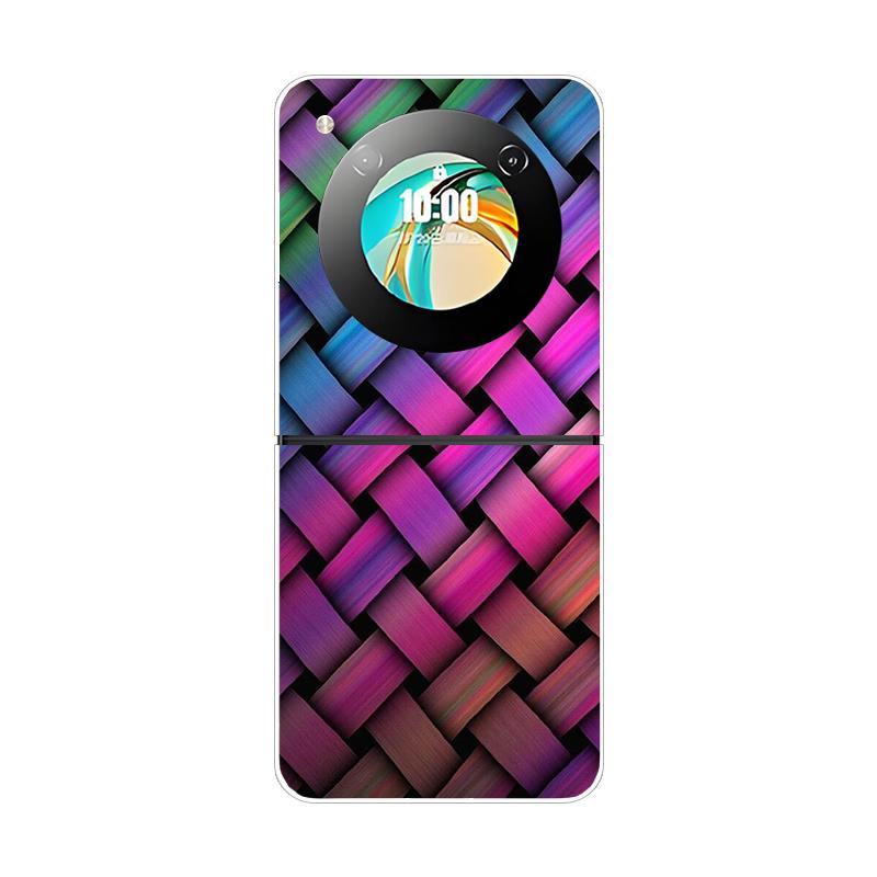 Etui na ZTE Nubia Flip Flip2 Luksusowe Modne Pokrowiec Przezroczyste Twarde Etui PC na Telefon Na ZTE Libero Flip Odporne na Wstrząsy Zderzak Obudowa