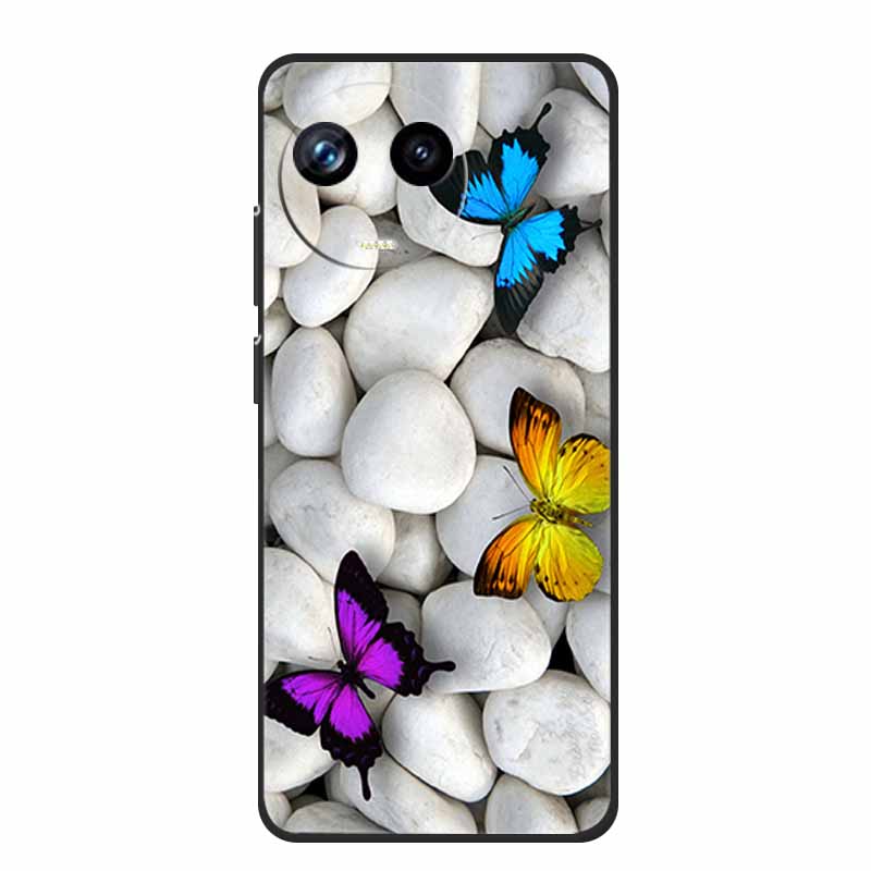 For Realme 11 11X 5G RMX3780 Case TPU Animals Soft Silicone Bumper Back Cover Phone Cases for Realme11X RMX3785 Wolf Cool Fundas
