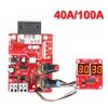 NEW Spot Welder Module 40A 100A Spot Welding Machine Control Board Adjust Time Current Transformer Controller Panel Accessories