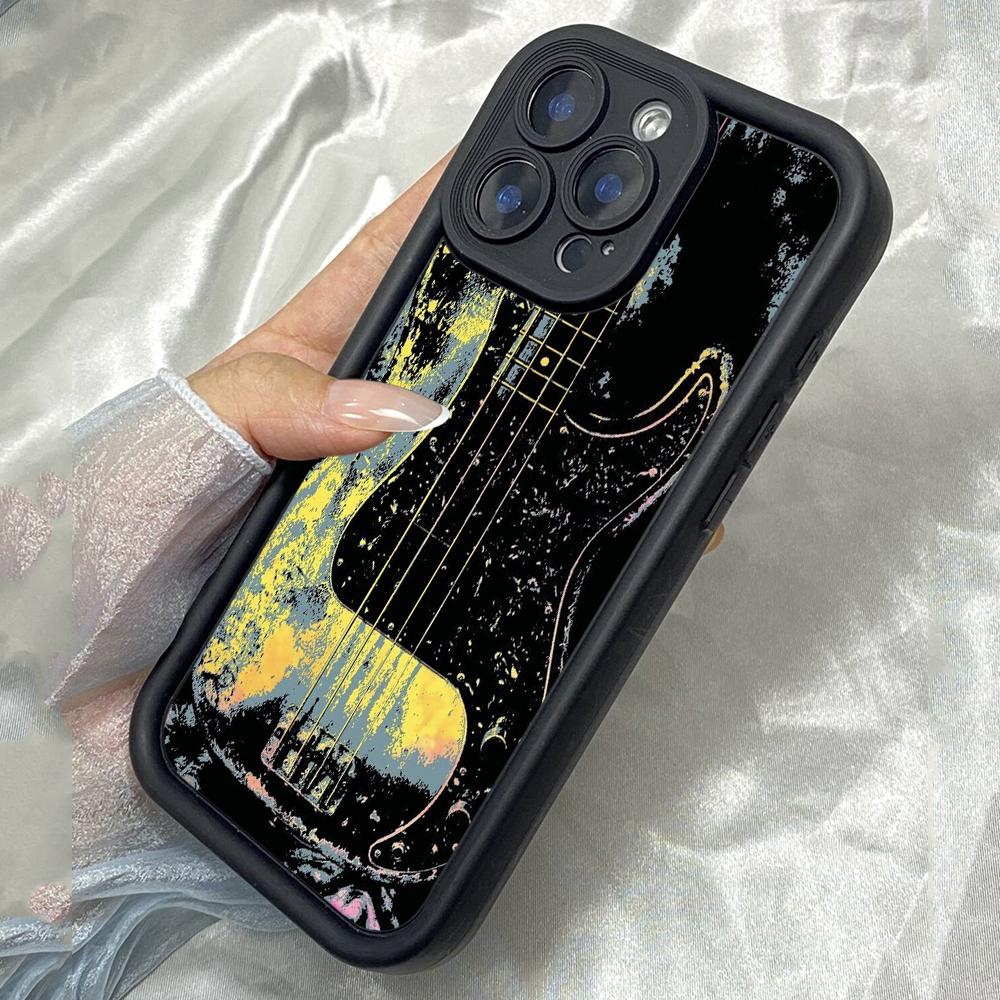 JT56 Bass vintage Realme C35 15 Huawei Honor 70 90 Lite Infinix Tecno itel Motorola Google Все модели Ангельские глазки Мягкий ТПУ Чехол для телефона Huawei Nova 3