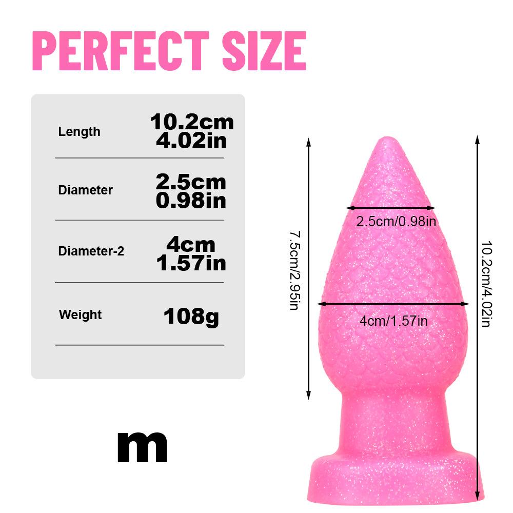 Threaded Anal Plugs for Men and Women Masturbation Sticks  Silicone Anal Plugs  Sex Toys and Large Anal Plugs