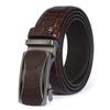New Belt Men's Cowhide Alloy Automatic Buckle Belt Casual Pattern of Young and Middle-aged Waistband