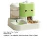 2-In-1 Automatic Cat Food Feeder Water Dispenser Multi-purpose Indoor Small Cats Dogs Puppies Food Water Feeding Bowl Pet Supplies
