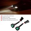 2Pcs H11 Bulb Lamp Base Adapter Socket Female Male Wire Plug Harness Holder For Car Headlight