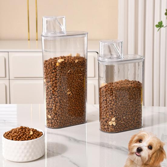 Versiegelter Lebensmittelaufbewahrungsbehälter Transparenter luftdichter Getreidebehälter Aufbewahrungsbehälter mit Ausgießer für Reis Bohnen Mehl Snacks Küche