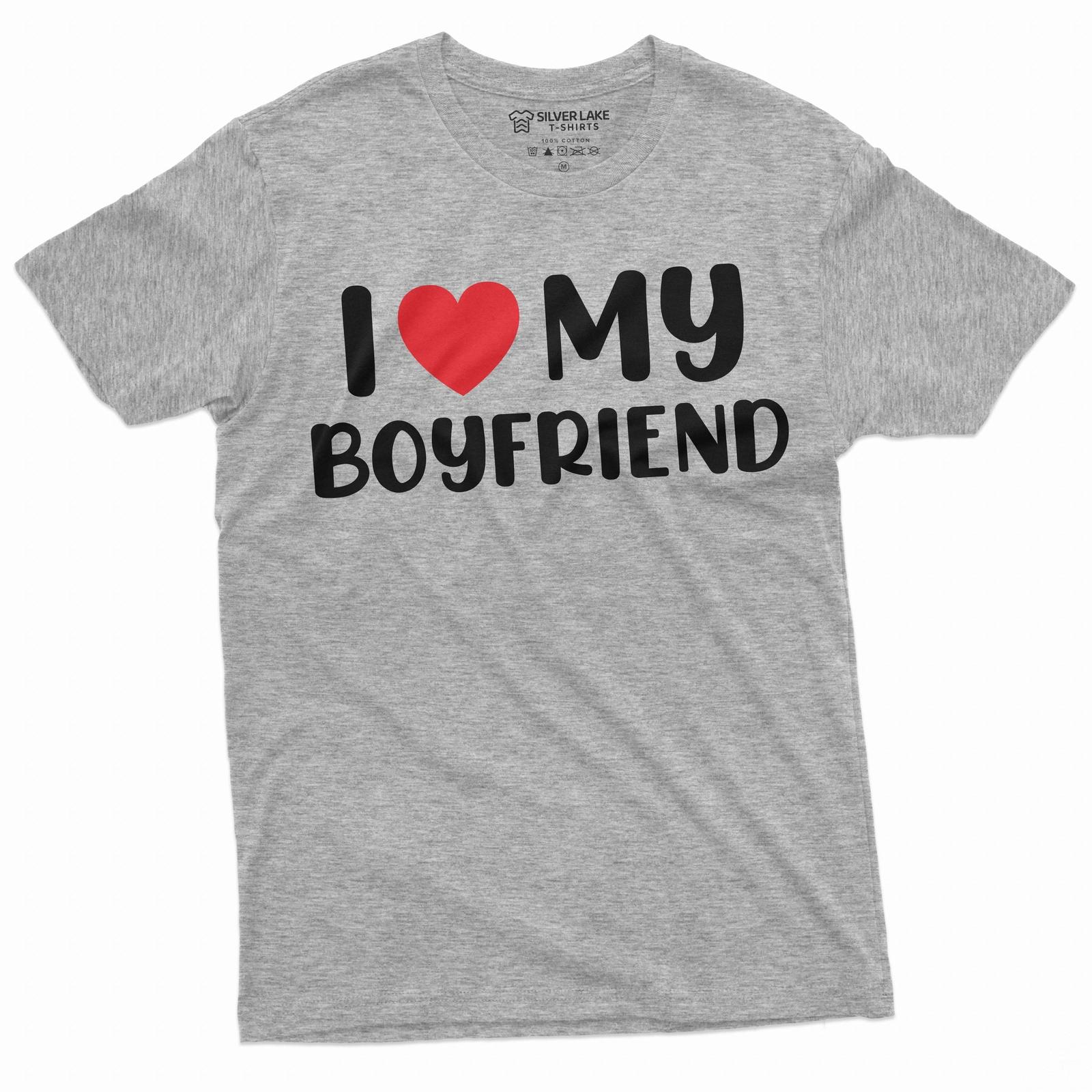 Valentine s Day Chuckles: I Love My Boyfriend Tee - A Funny Valentine s Gift M